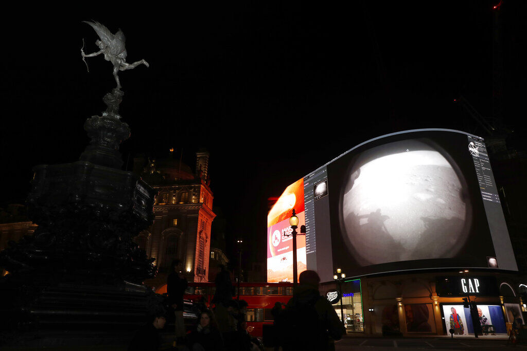 APTOPIX Britain Mars Landing